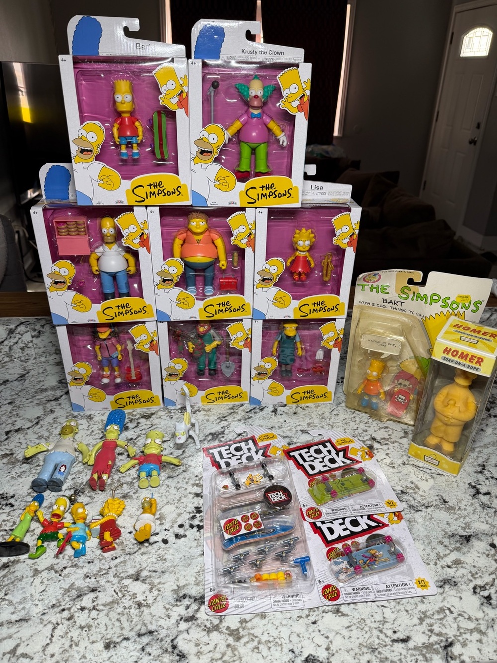 The simpsons collectible figures